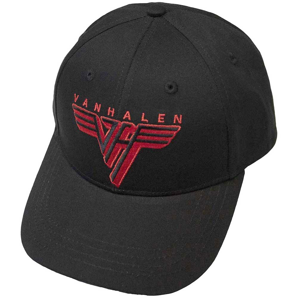 Van Halen - Classic Red Logo Snapback Pet - Zwart
